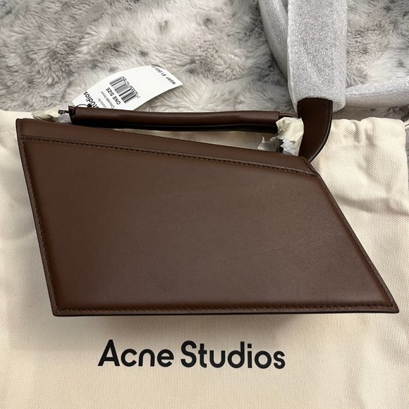Acne Studios Distorted Leather Top Handle Bag MSRP$1350 RARE FIND - Picture 5 of 14